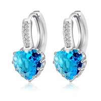 boutique lady 925 sterling silver cubic zirconia stud earrings fashion cartilage piercing earing for women jewelry brincos