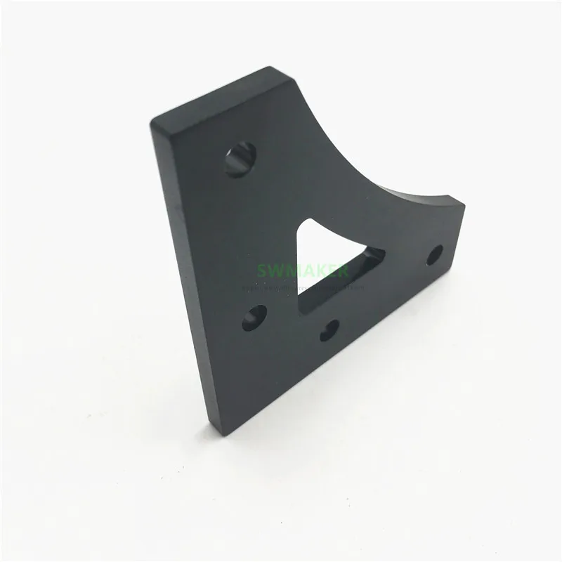 Фото LulzBot TAZ 3D принтер DIY алюминиевый сплав металлический каркас разъем v2.0 профильная угловая пластина Черный цвет анодированный толщина 5 мм №3