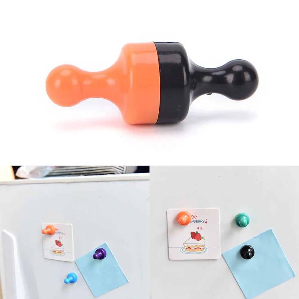 Randomly Colorful Magnetic Thumbtacks Neodymium Pins Fridge Magnets Teaching Painting Thumbtack 19mm*25mm