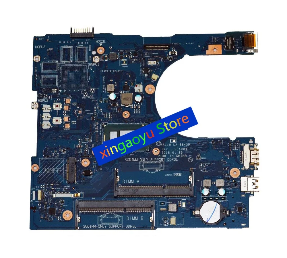 

Материнская плата для ноутбука Dell Inspiron 17 5558, 1,9 ГГц