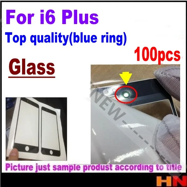 100 шт. Высокое качество для iphone 6 plus 4 7 5 ''белый черный Передний сенсорный экран