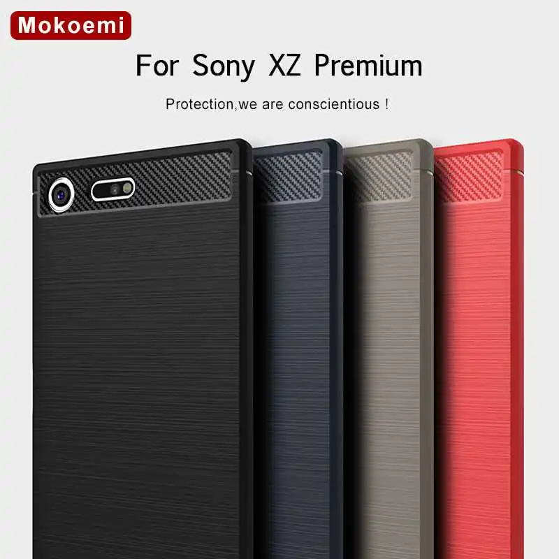 Модный Ударопрочный Мягкий силиконовый чехол Mokoemi 5 46 дюйма для Sony Xperia XZ Премиум