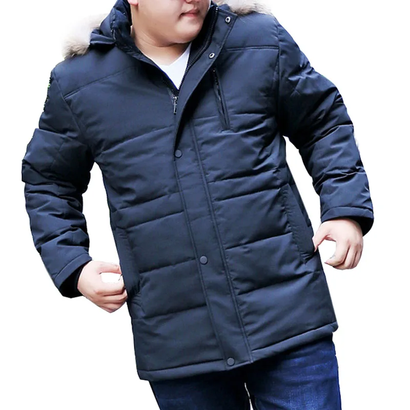 MFERLIER толстые теплые пуховики 6XL 7XL 8XL 9XL 10XL Большие размеры с длинным рукавом зимние пальто