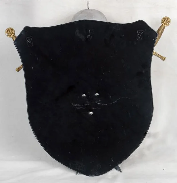 S1521 железная накладка на грудь в средневековом стиле с изображением короля - Фото №1