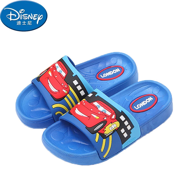 Disney Shoes Flip Flop For Kids Marvel Spiderman Baby Boy Girls Summer Cartoon Non-slip PVC Flat Heels Size 24-35 |