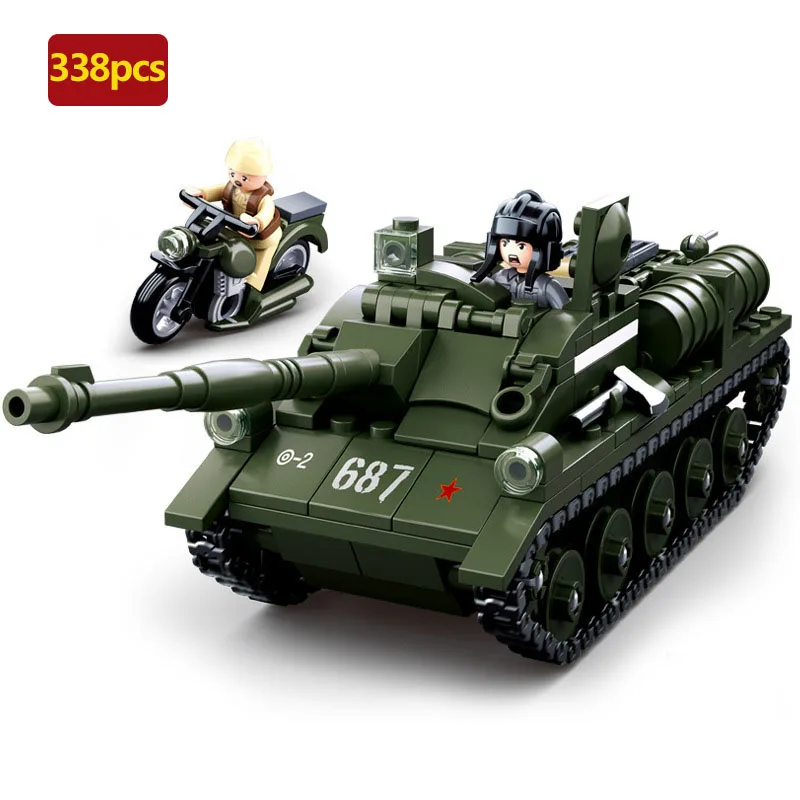 338 шт. Детский конструктор Вторая мировая война | Игрушки и хобби