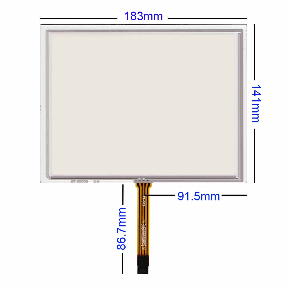 

8 Inch AT080TN52 V1 for 4 Wire 183*141mm for (4:3) Resistive Touch Screen Panel Digitizer Free Shipping