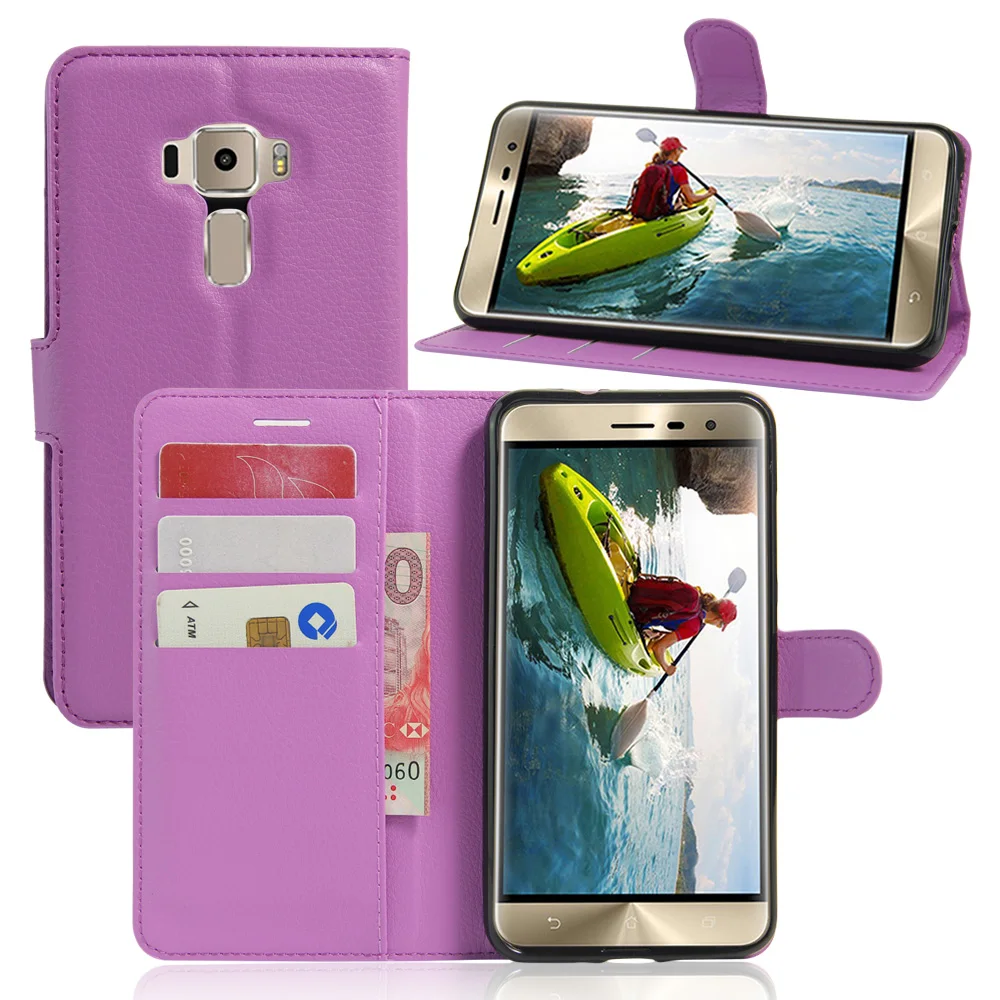 Роскошный чехол из искусственной кожи для Asus ZenFone 2 Laser ZE500KL 5 0 ''с откидной