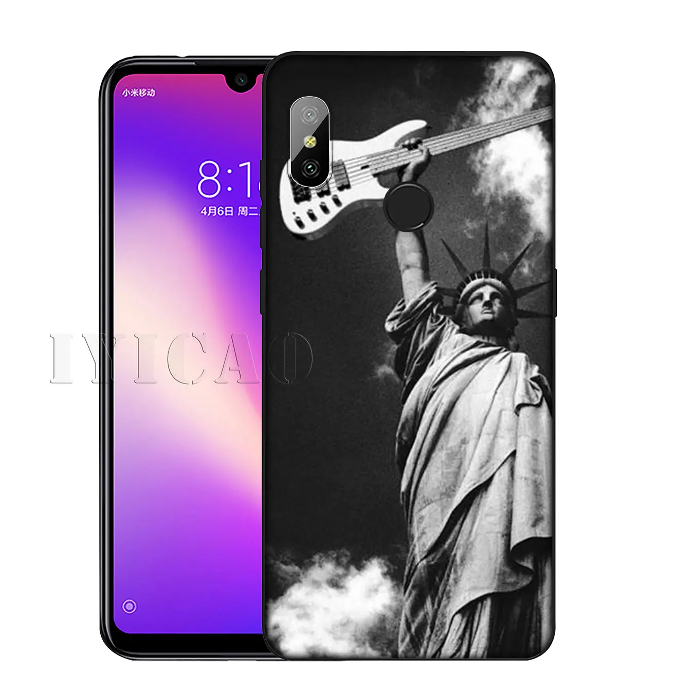 Роскошный мягкий силиконовый чехол для телефона IYICAO Music guitar DJ Xiaomi Redmi K30 K20 8A 7A 6A 5A S2
