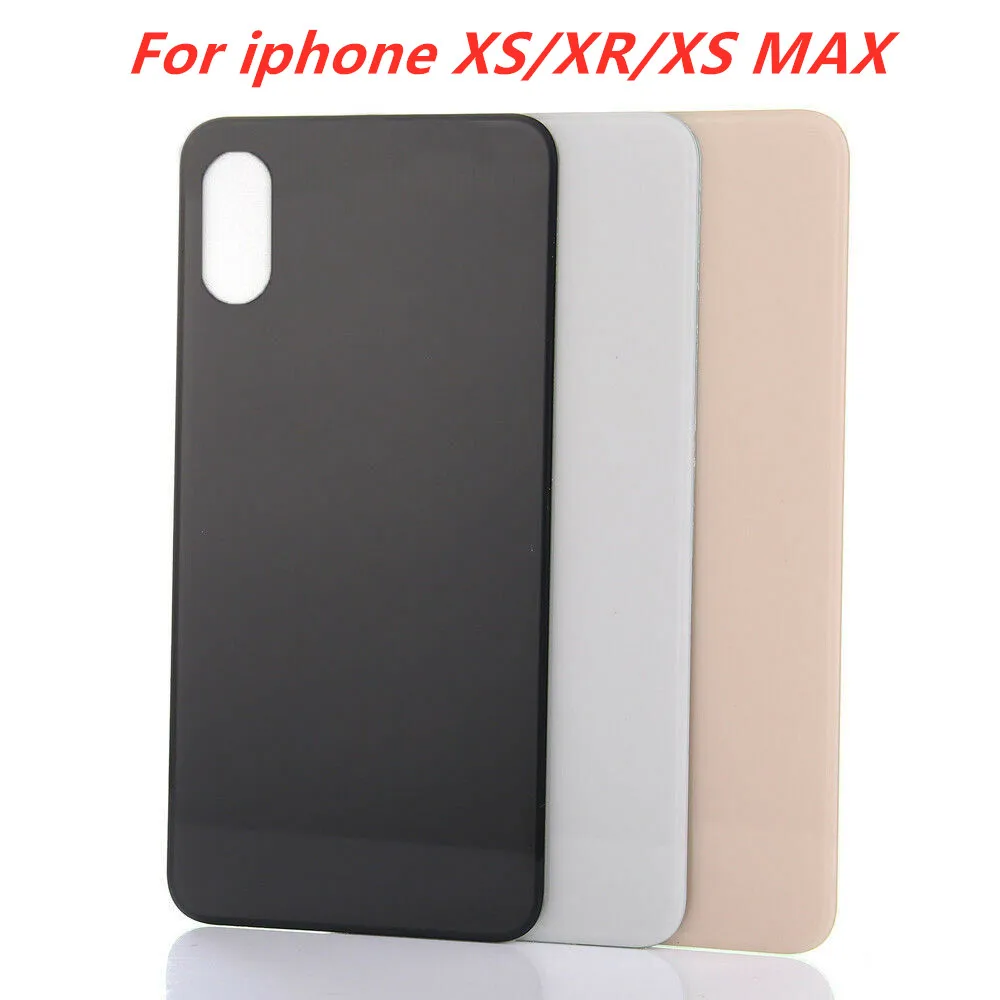 Высококачественное заднее стекло для iphone XS XR аккумулятор Max Крышка задняя дверь