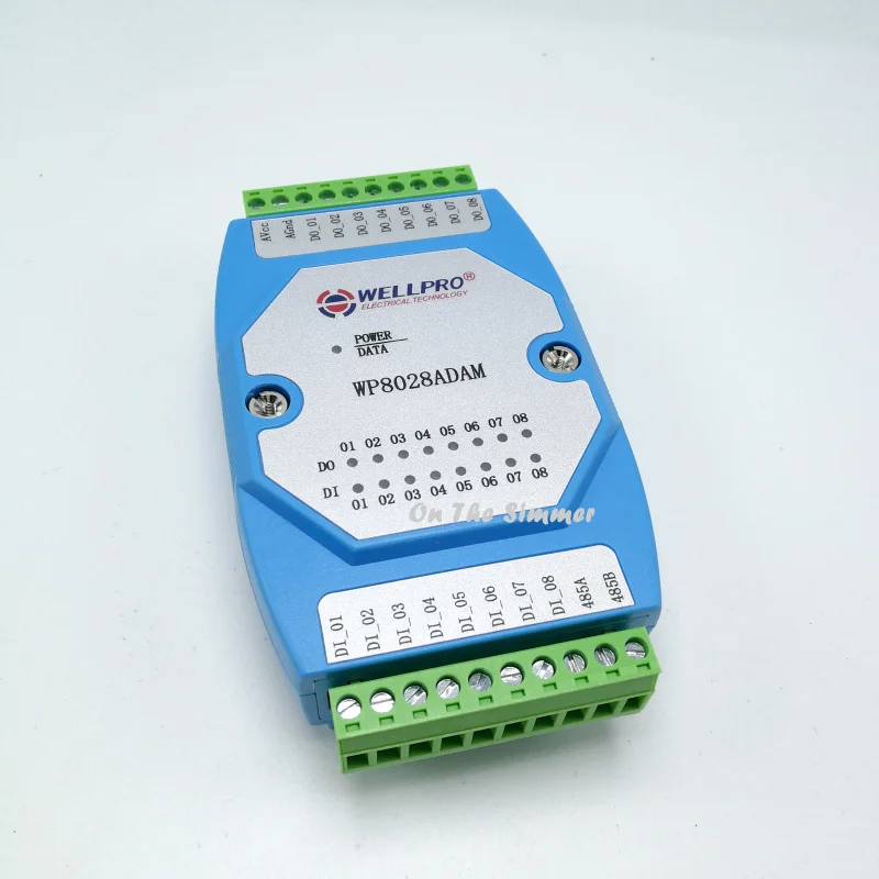 Цифровой входной и выходной модули переключатель Φ 8DI / 8DO RS485 MODBUS связи|module switch|module