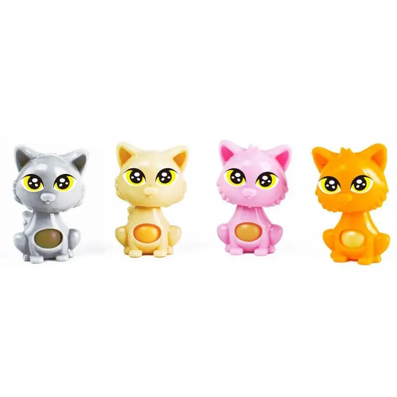 Новая игрушка головоломка DIY для детей пластиковая кошек в собранном виде