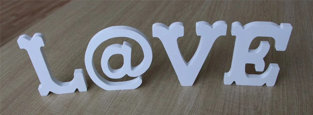 

Special fonts Wooden Wood Free Standing Letters Alphabet Word "love" "mr & mrs" for Wedding Party Home Decoration's gifts
