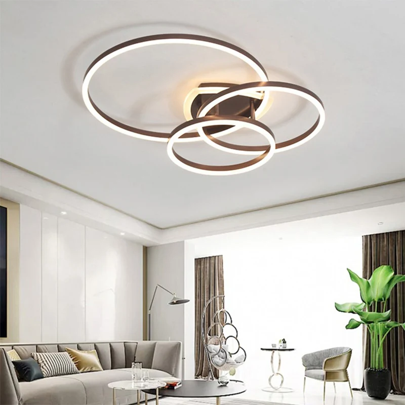 Современные светодиодные потолочные лампы для гостиной детской спальни lustre de
