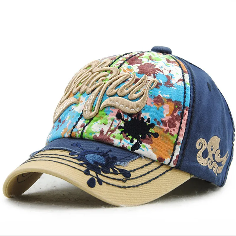 Мода письмо Вышивка Бейсбол Кепки для детей хлопок snapback S Открытый Sunhats козырек s