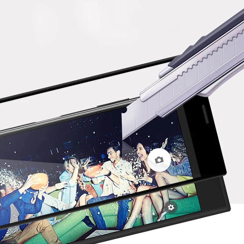 Изогнутая 3D пленка из закаленного стекла для Sony Xperia X Compact F5321 полноэкранная