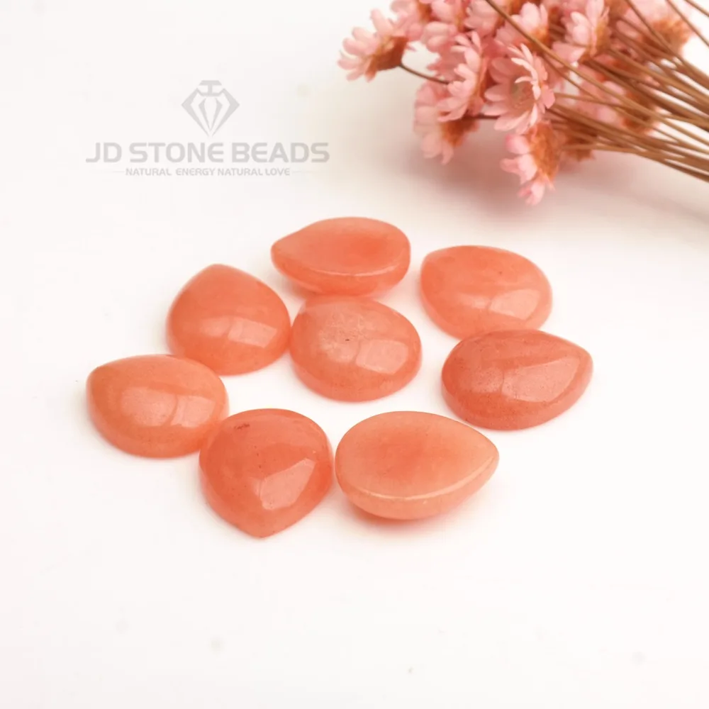 

Assorted natural stone mix drop shape cab cabochons beads for jewelry making wholesale /lot free JD stone