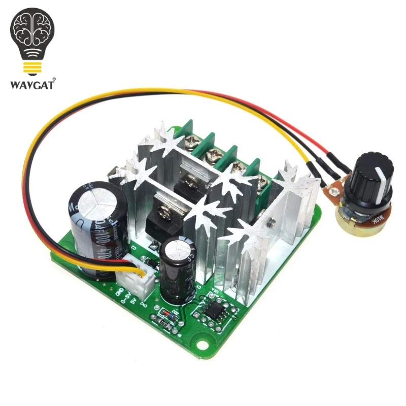 Бесполярный регулятор скорости постоянного тока контроллер двигателя 6 В до 90 в