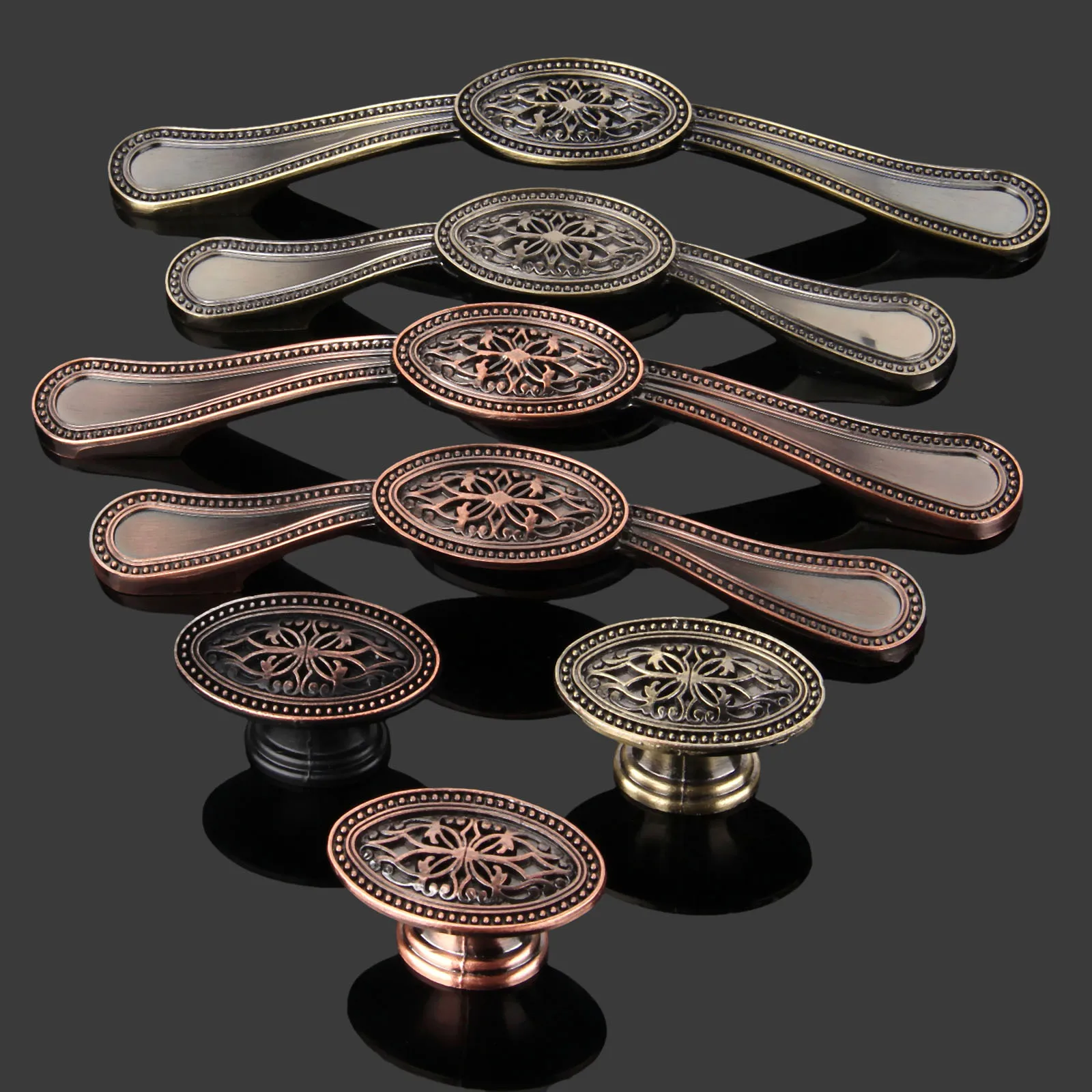 1 шт. винтажные ручки для мебели шкафа и из сплава шкафчик ручка фурнитура