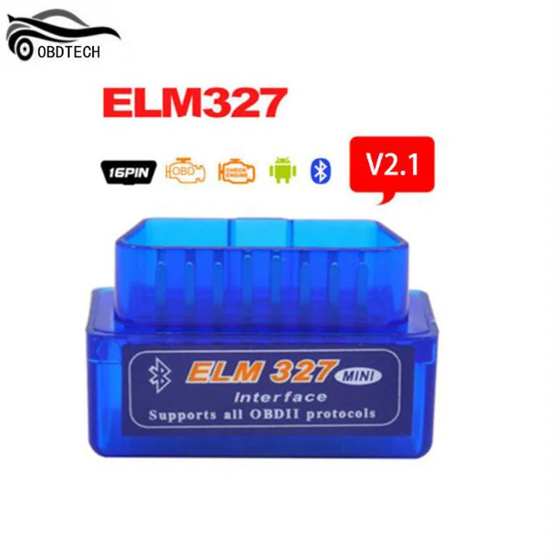 V2.1 Mini ELM327 Bluetooth OBDII диагностический инструмент для сканирования автомобиля OBD2