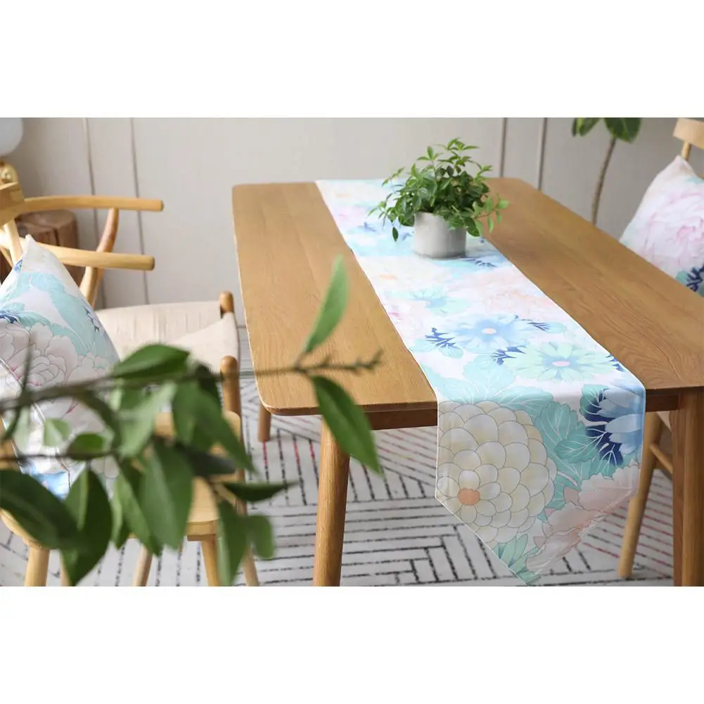 Europese Pastorale Plant Bloemen Gedrukt Tafelkleed полиэстер Stof Cover Home Textiel стол для гостиной|Скатерти| |