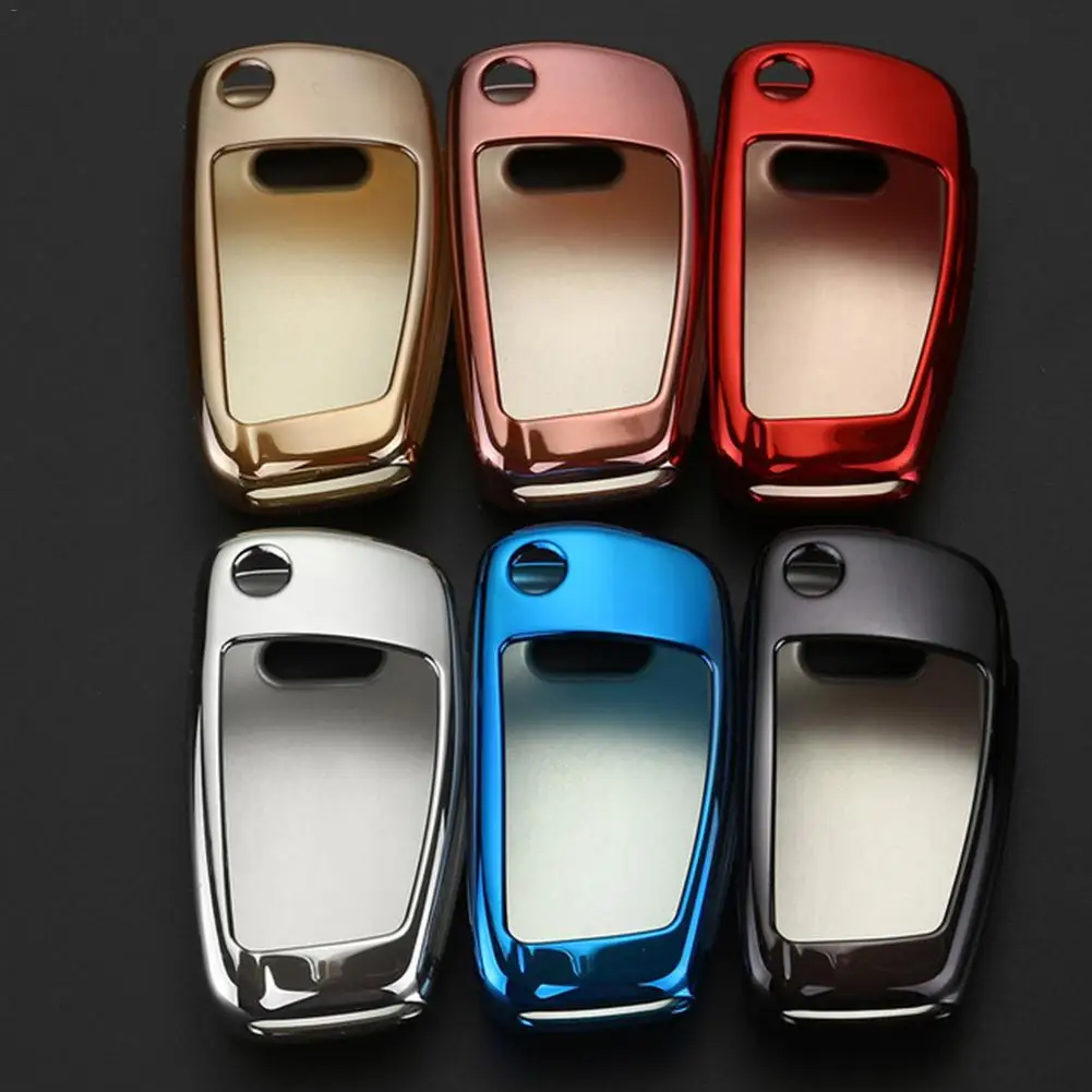 

Car Styling TPU Car Remote Controller Protection Smart Key Cover Fob Key Case Shell for AUDI A1 A3 A4 S3 S4 S5 TT Accessories