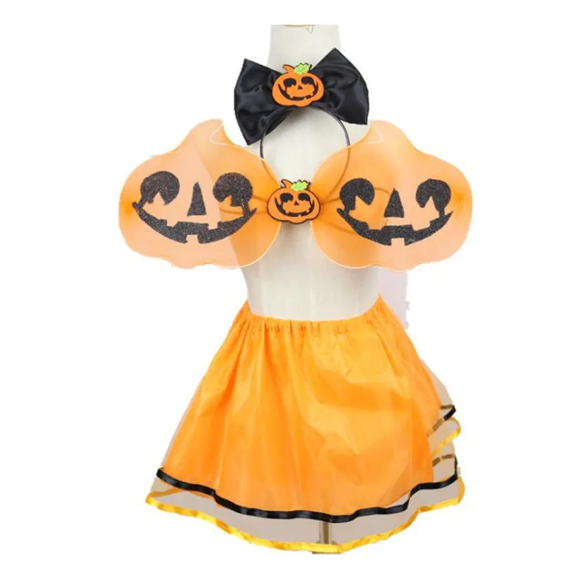 Kids Girls Bee Ladybug Butterfly Wing Headband Wand Skirt Girl Fairy Cosplay Performance Prop Party Halloween Costume|Костюмы для