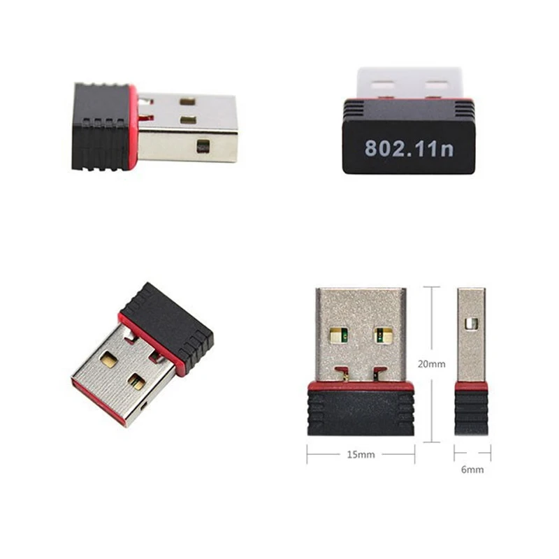 Creacube 2,4G мини USB Wifi адаптер 150 Мбит/с 2 дБ 5 дБ WiFi ключ Wi-Fi приемник беспроводная сетевая карта 802.11b/n/g Wifi Ethernet