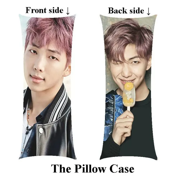 color Kpop rm Rap Monster home Boyfriend длинный Чехол на подушку Bangtan для мальчиков, чехол на заказ, двусторонний чехол с принтом - Цвет: color