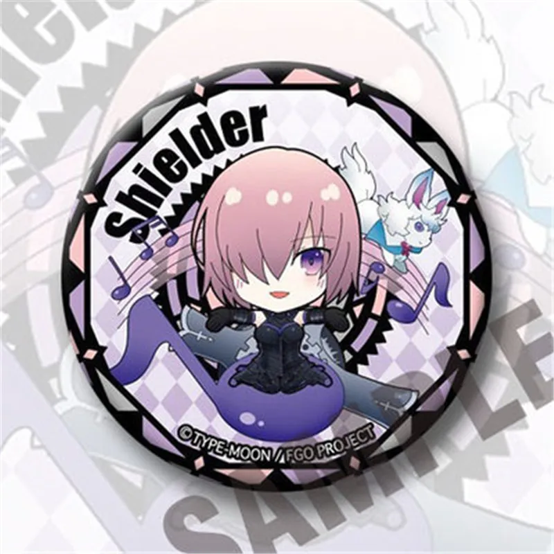 Аниме мультфильм Fate Grand Order FGO Gilgamesh Nero Shuten douji Jeanne d'Arc значок брошь на Хэллоуин для