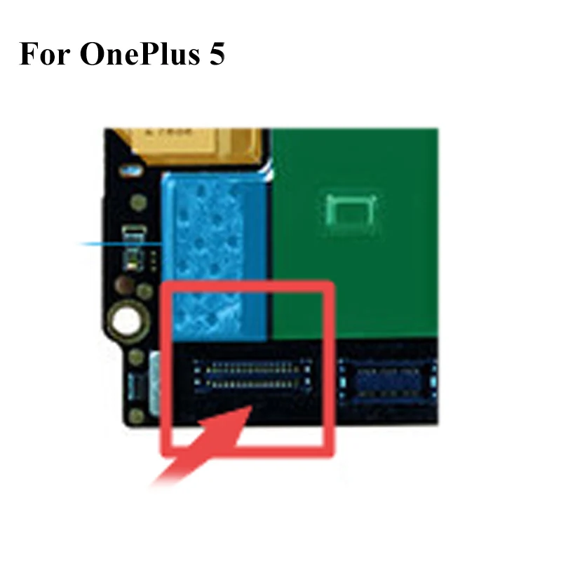 

2PCS Dock Connector Micro USB Charging Port FPC connector For oneplus 5 onplus5 logic on the flex cable For one plus 5
