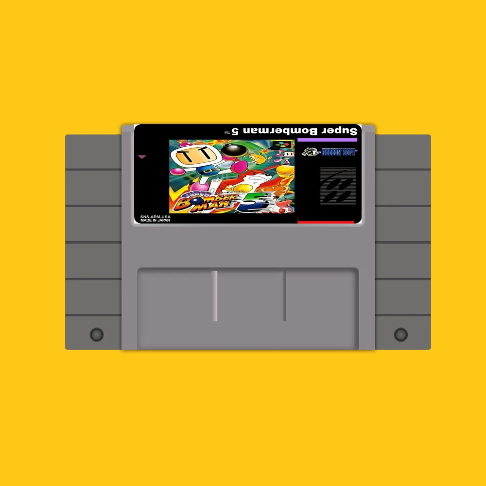 Save File 46 Pin 16 Bit NTSC игровой Картридж Super Bomberman 5|16 bit|16 bit game cartridge16 cartridge |