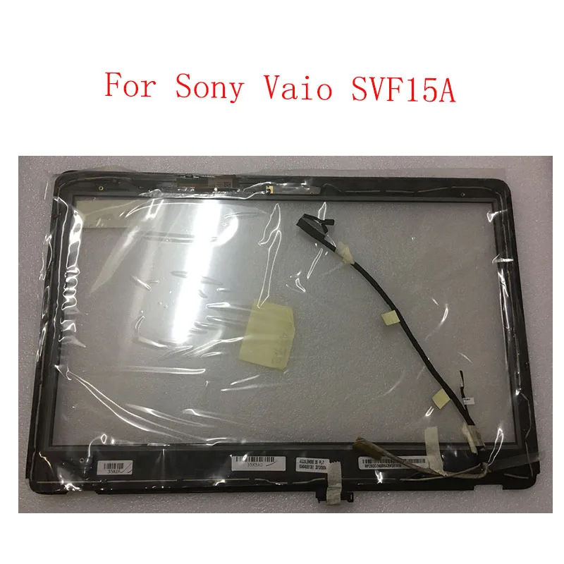 15 дюймов для Sony vaio SVF15A серии сенсорный экран дигитайзер с рамкой | Компьютеры и