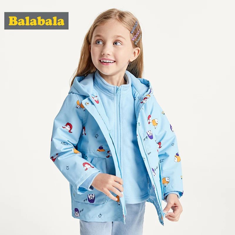 Детская куртка для девочек Balabala хлопковая в Корейском стиле комплект из двух