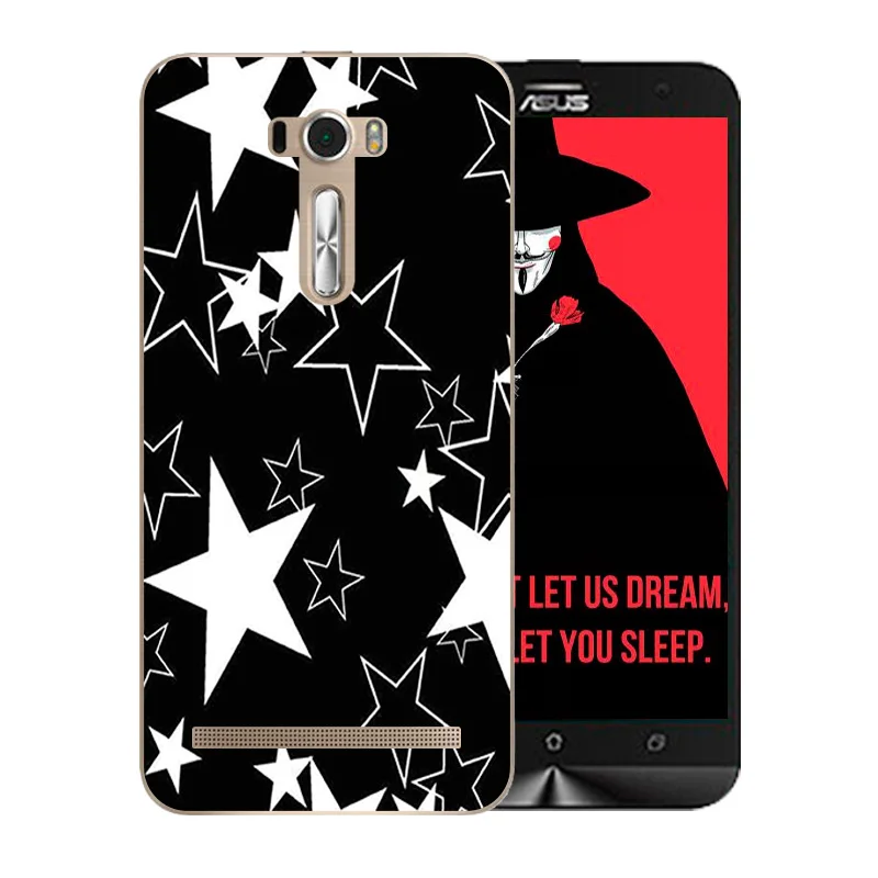 Phone Case Soft TPU for Asus ZenFone 2 Laser ZE550KL 5.5 inch Colorful Pattern Zenfone Ze551kl Z00LD Back Cover |