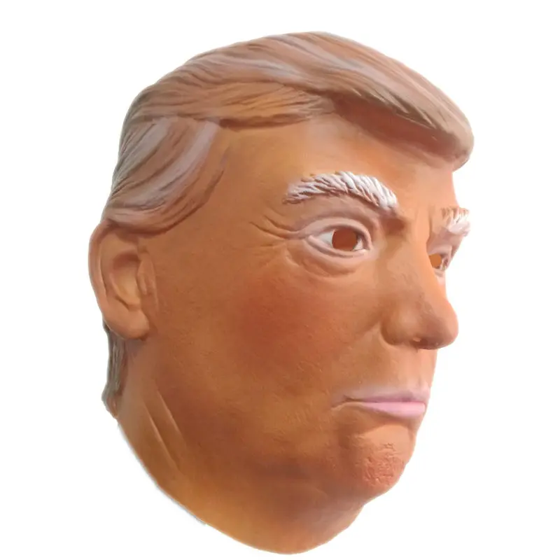 Костюм Дональда Трампа латексная маска на все лицо президентские