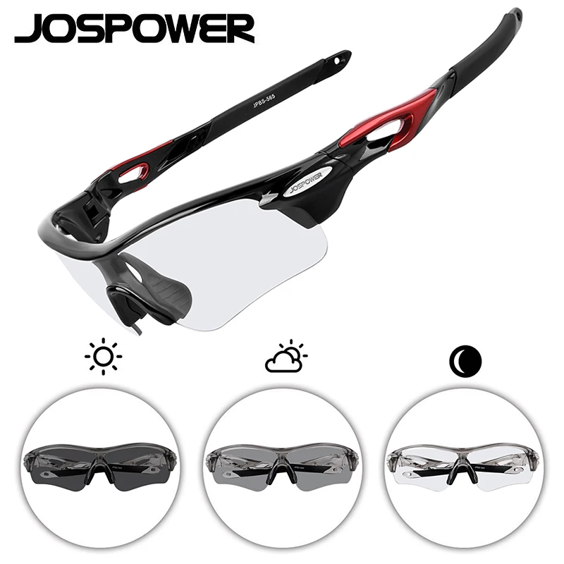 JOSPOWER фотохромные велосипедные очки поляризованные UV400 Солнцезащитные MTB