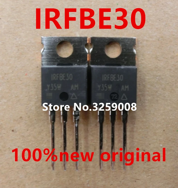 

IRFBE30 100% new imported original 10PCS