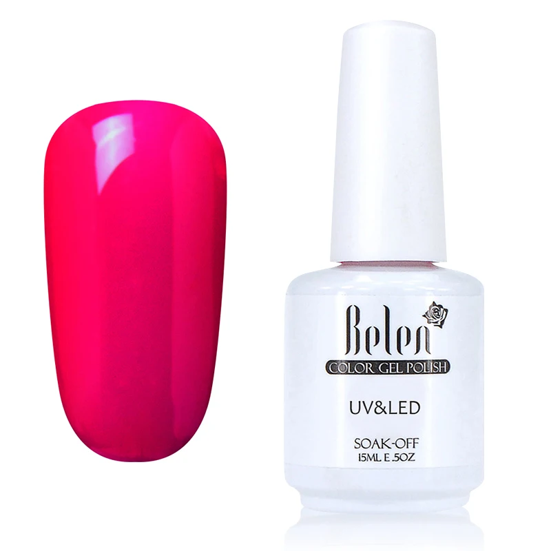 1476 Belen 15ML Gelpolish Semi Permanent Gel Nail Polish 3D Professional Glitter Soak Off UV LED Gel Lacquer Gel Varnish Lak - Цвет: 1476