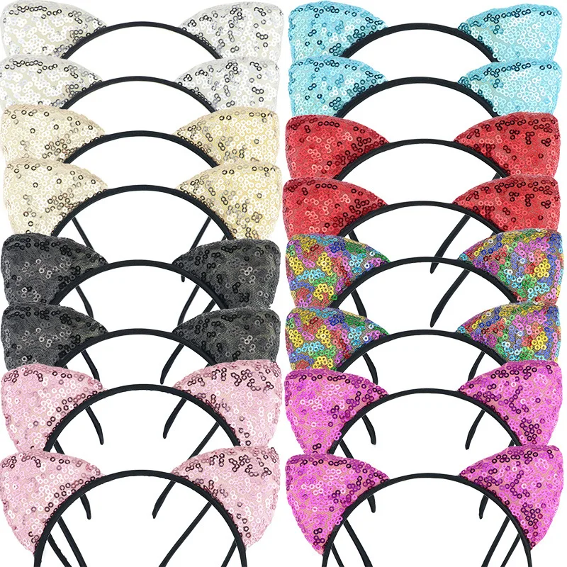 1 шт. повязка на голову с кошачьими ушками |