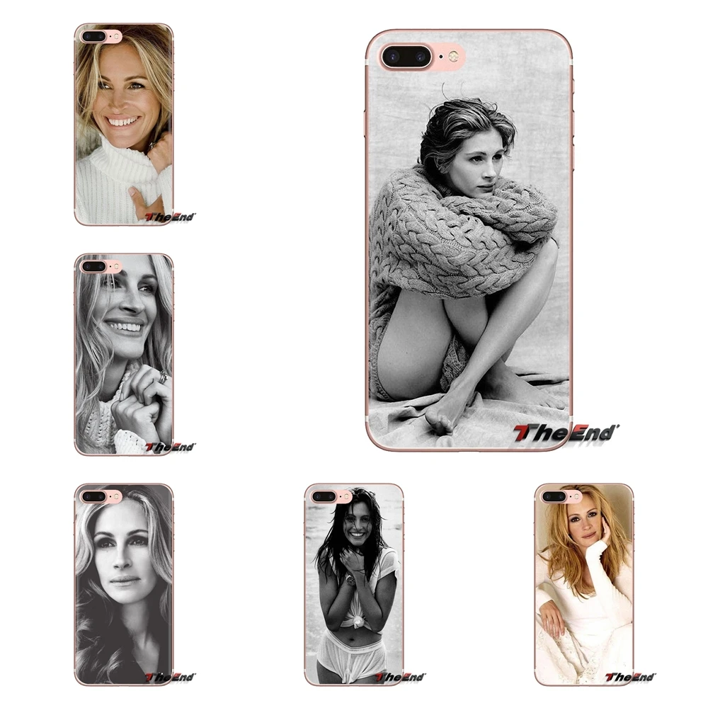 Для LG G3 G4 Mini G5 G6 G7 Q6 Q7 Q8 Q9 V10 V20 V30 X Power 2 3 K10 K4 K8 2017 TPU Прозрачный чехол Julia Roberts волосы и