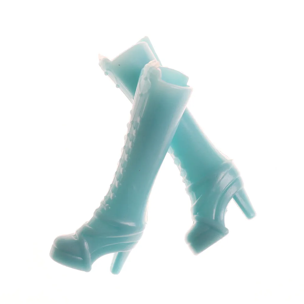 Ботинки 5 парт/Лот стильные синие повседневные ботинки на высоком каблуке милые