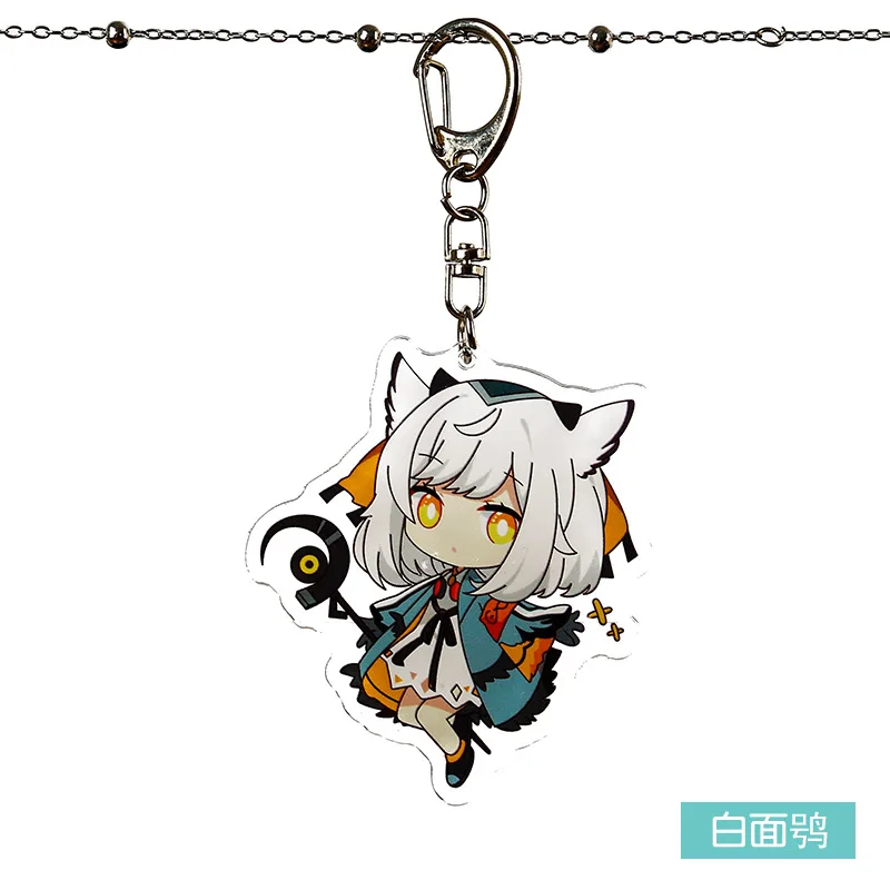 3 Игра Arknights Eyjafjalla мультфильм акриловый брелок тишина Ptilopsis Pramanix Exusiai милые забавные подвесные брелоки Llaveros подарки - Цвет: 3