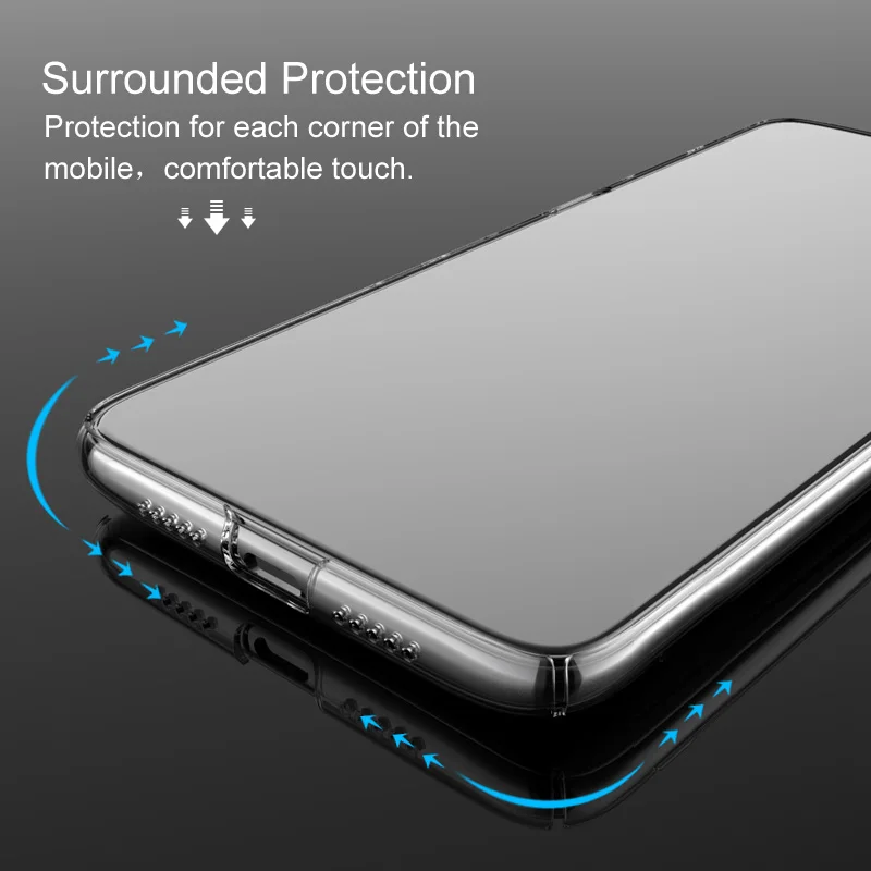 Новинка 2019 прозрачный износостойкий жесткий чехол IMAK из поликарбоната для Oneplus 7 6