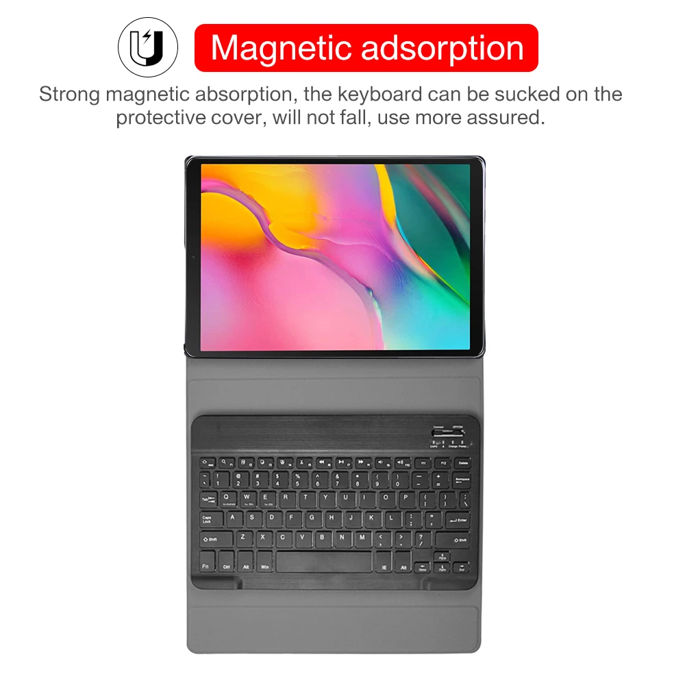 Чехол для клавиатуры с Bluetooth Samsung Galaxy Tab A 8 0 2019 S Pen P200 P205 SM P205|Чехлы планшетов и