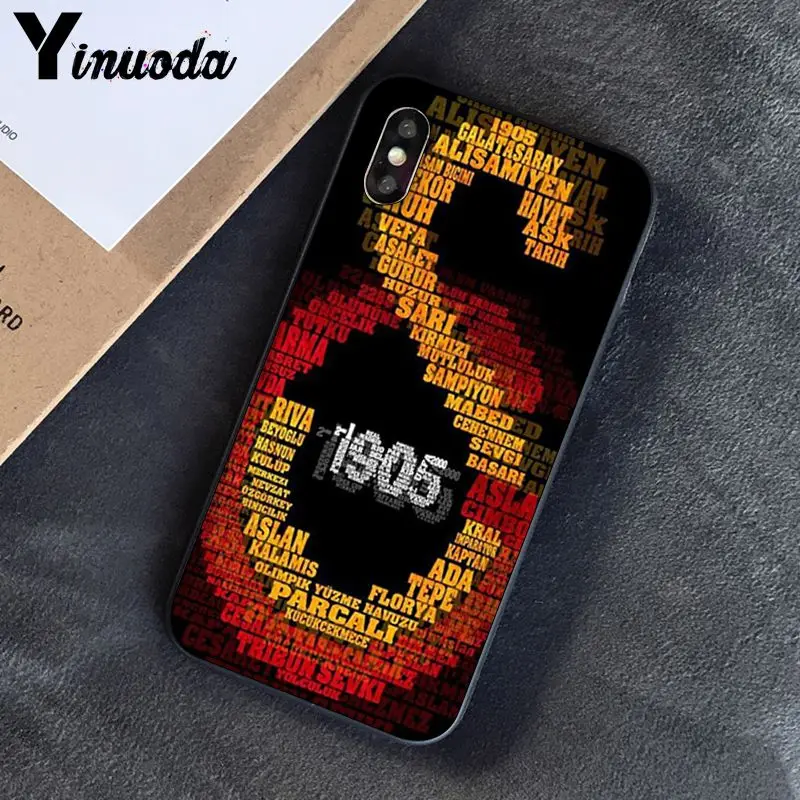 Yinuoda Турция Galatasaray Coque Shell чехол для телефона для iPhone 8 7 6 6S 6Plus X XS MAX 5 5S SE XR 10 Чехол