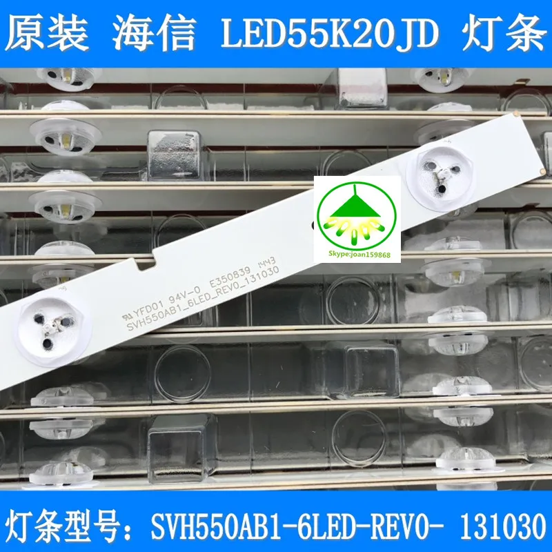 11 шт./лот оригинальная новая светодиодная лента для телевизора Hisense LED55K20JD 55