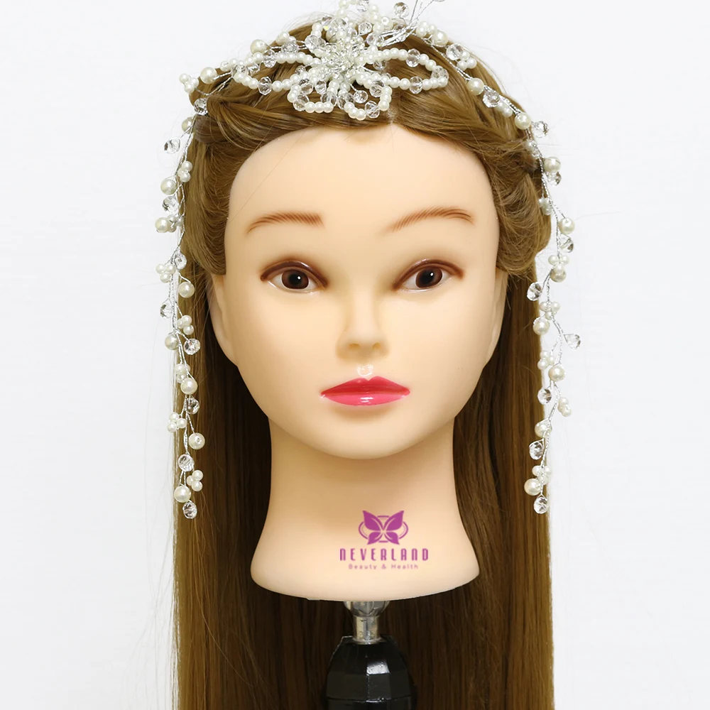 Hairdressing Training Head 30&quot Female Dummy Long Hair Model + Free Clamp | Дом и сад