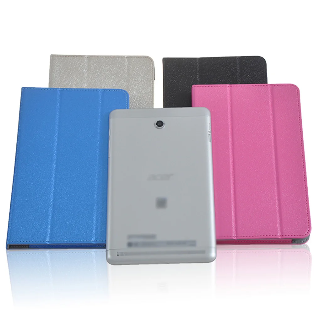 Модный чехол книжка из искусственной кожи с шелковым узором для Acer Iconia One Tab8 A1 840FHD