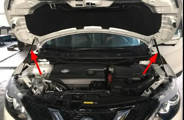 Подходит для NISSAN QASHQAI J11 2016 2017 2018 аксессуары капот автомобиля Газ Шок стойки Лифт
